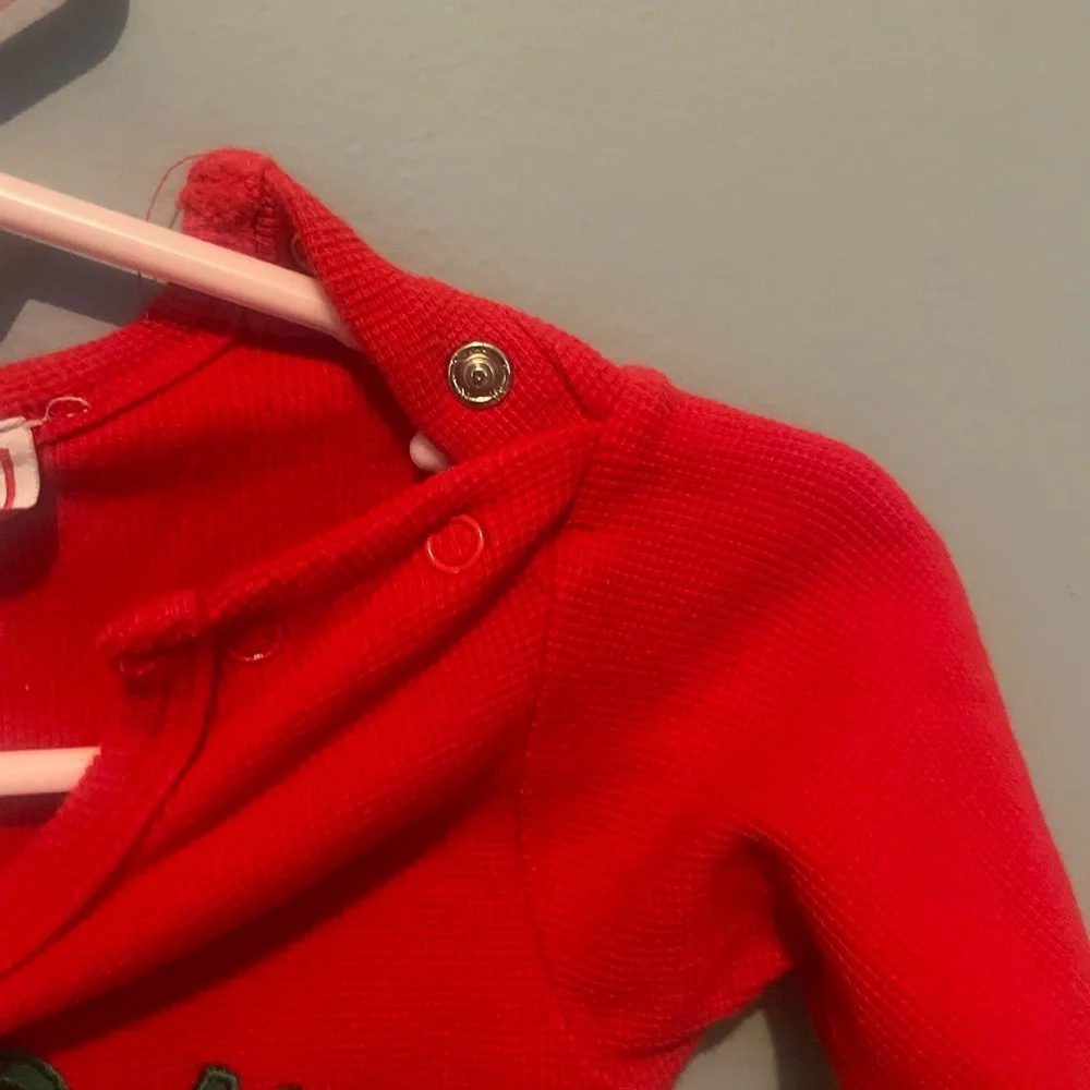 HO HO‎ HO SANTA CLAUS Chirstmas Romper & Size 9 months